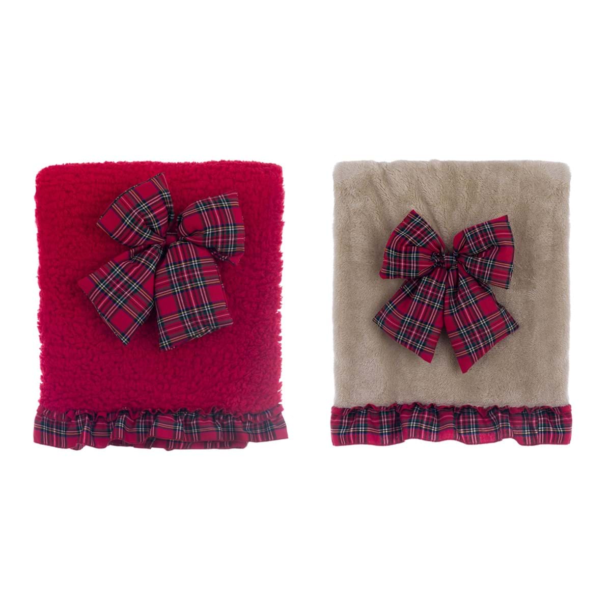 PLAID SHERPA CON FIOCCO