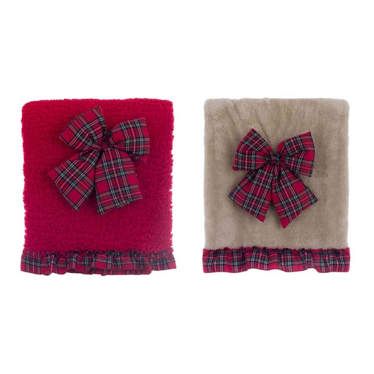 PLAID SHERPA CON FIOCCO
