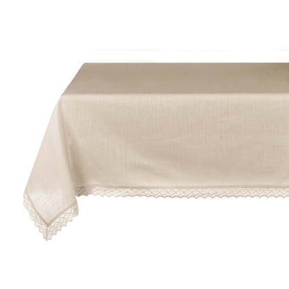 Tovaglia con pizzo 160 x 280| Blanc Mariclò