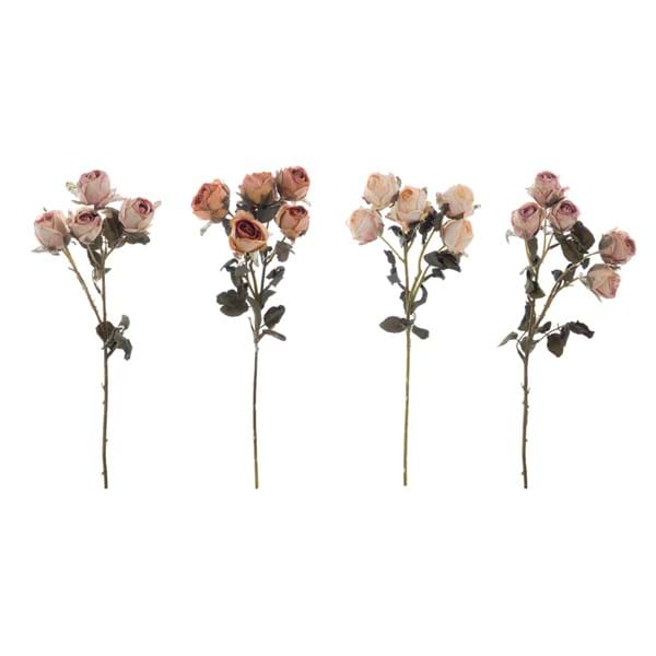 Rosa artificiale bianca-rosa-beige-tortora | Blanc Mariclò