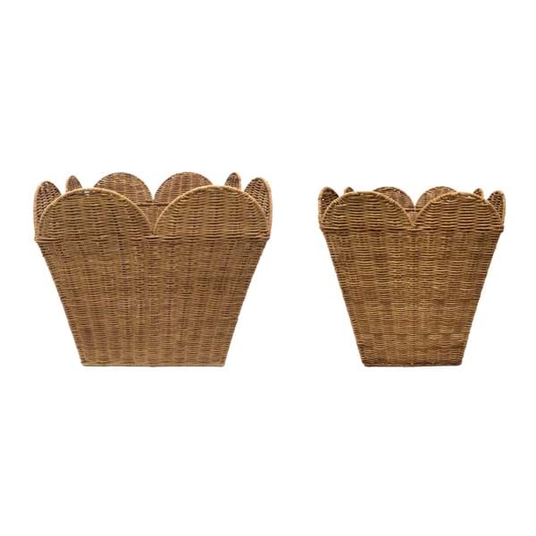 Cestini in rattan| Blanc Mariclò