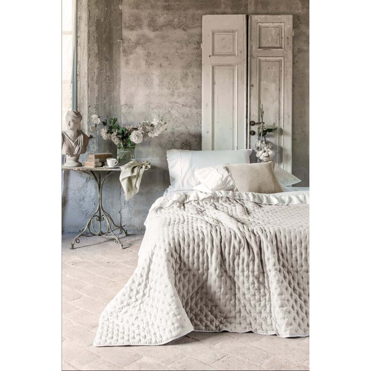 Trapunta bicolore 180x260| Blanc Marcilò
