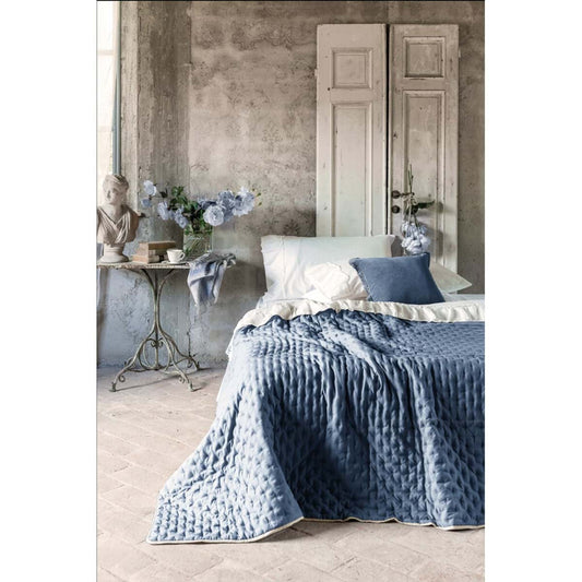 Trapunta bicolore  220x260 | Blanc Mariclò
