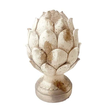 Decoro Pomo dorato in resina| Pigna Blanc Mariclò