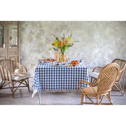 Tovaglia con gala 5 cm 160 x 230 cm | Blanc Marclò