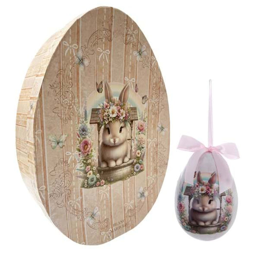 Scatola con 8 uova di Pasqua decorative | Blanc Mariclo