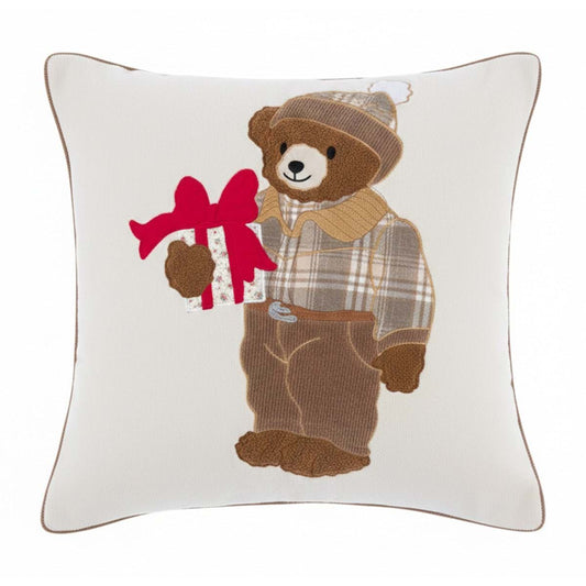 Cuscino con orso teddy | Blanc Mariclò