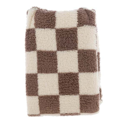 Plaid a quadri 140 x 170 | Blanc Mariclò