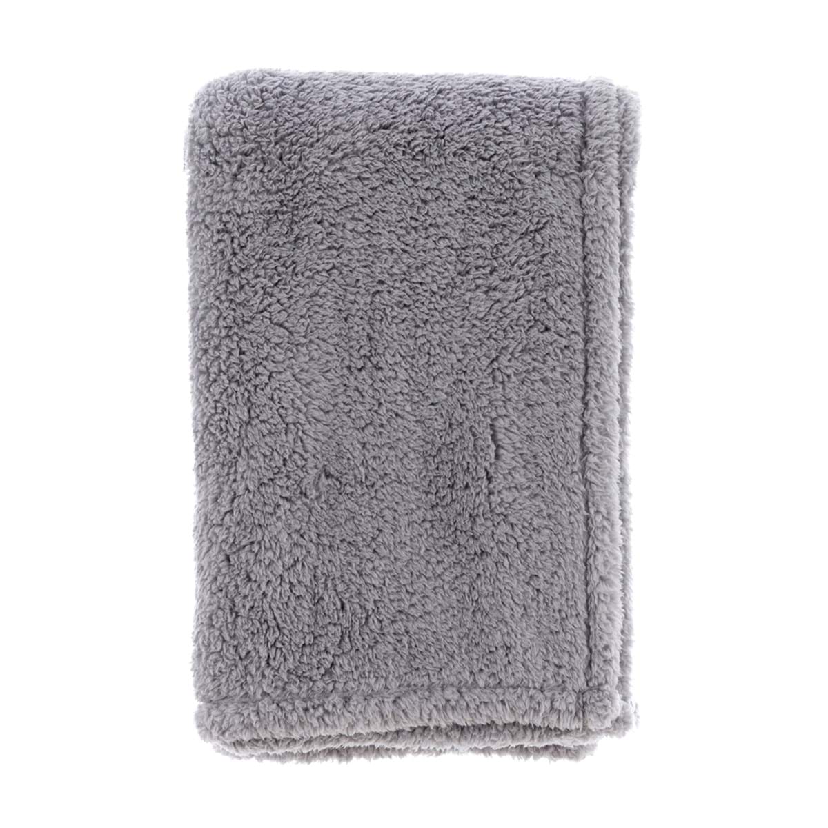 Plaid grigio 160 x 200  | Blanc Mariclò
