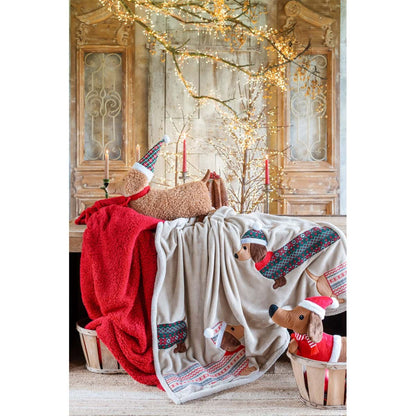 Plaid rosso 160 x 200  | Blanc Mariclò