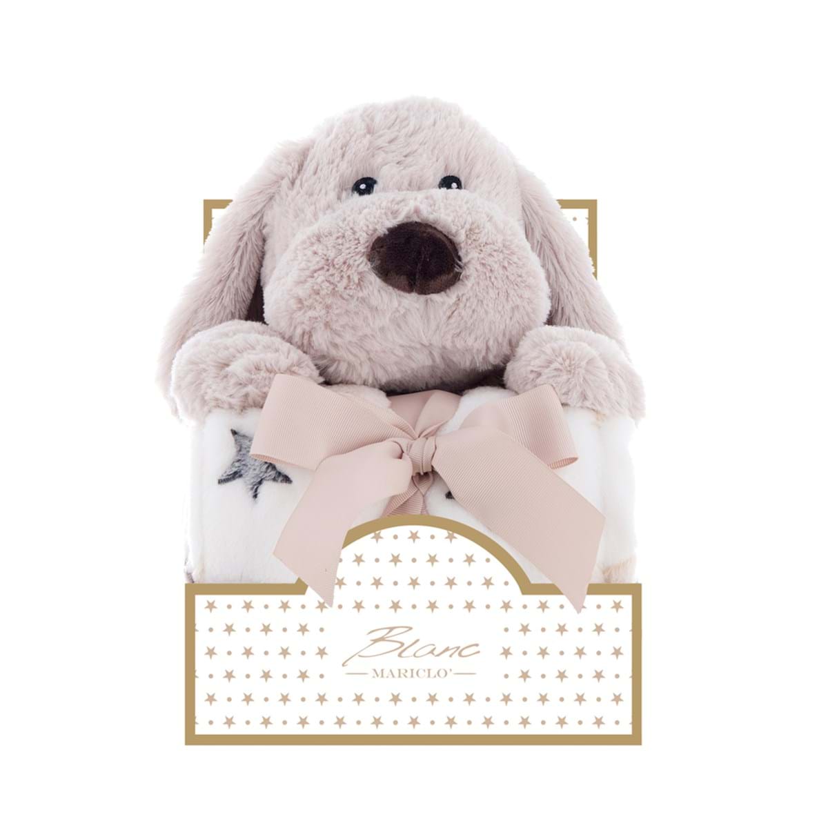 Plaid con pupazzo in scatola | Blanc Mariclò
