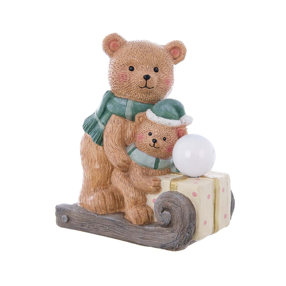 Decoro orso con led | Blanc Mariclò