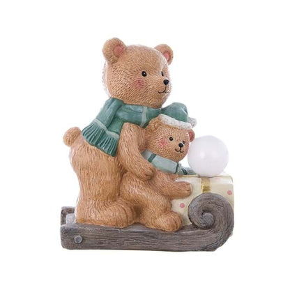 Decoro orso con led | Blanc Mariclò
