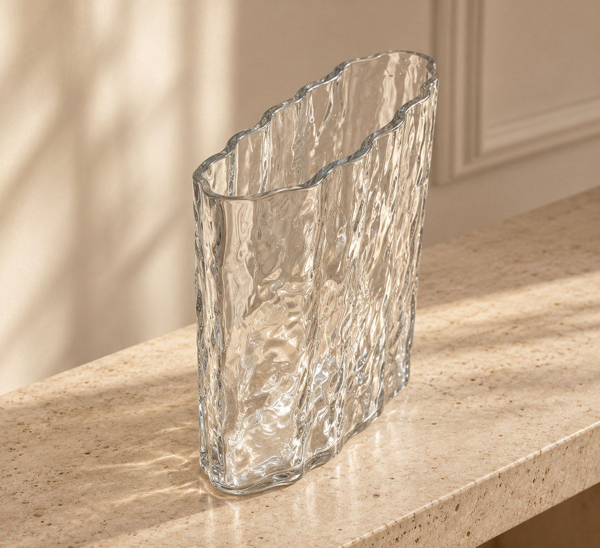 Vaso ornamentale in vetro