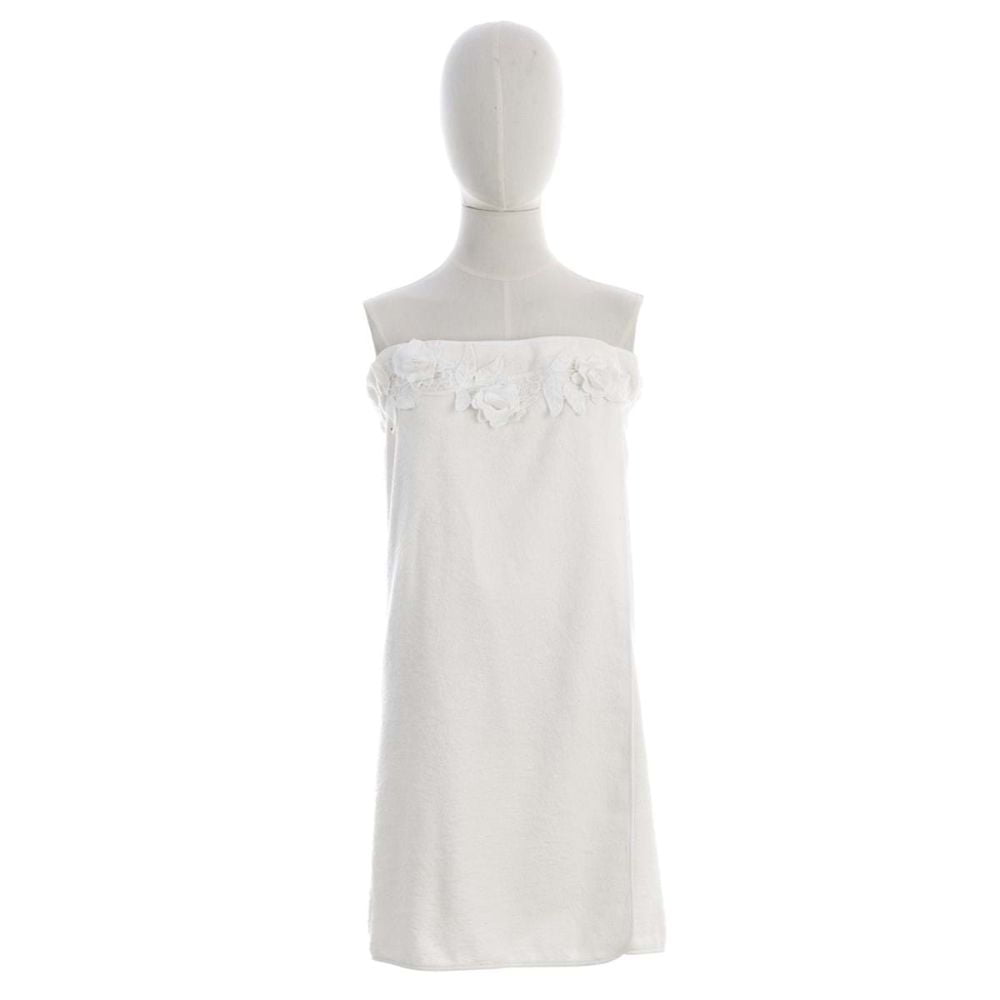 Pareo spugna con pizzo