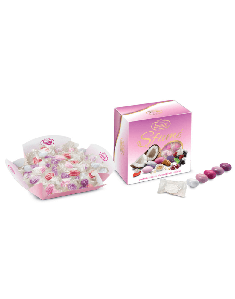 Tenerezze sfumè rosa incartate monodose