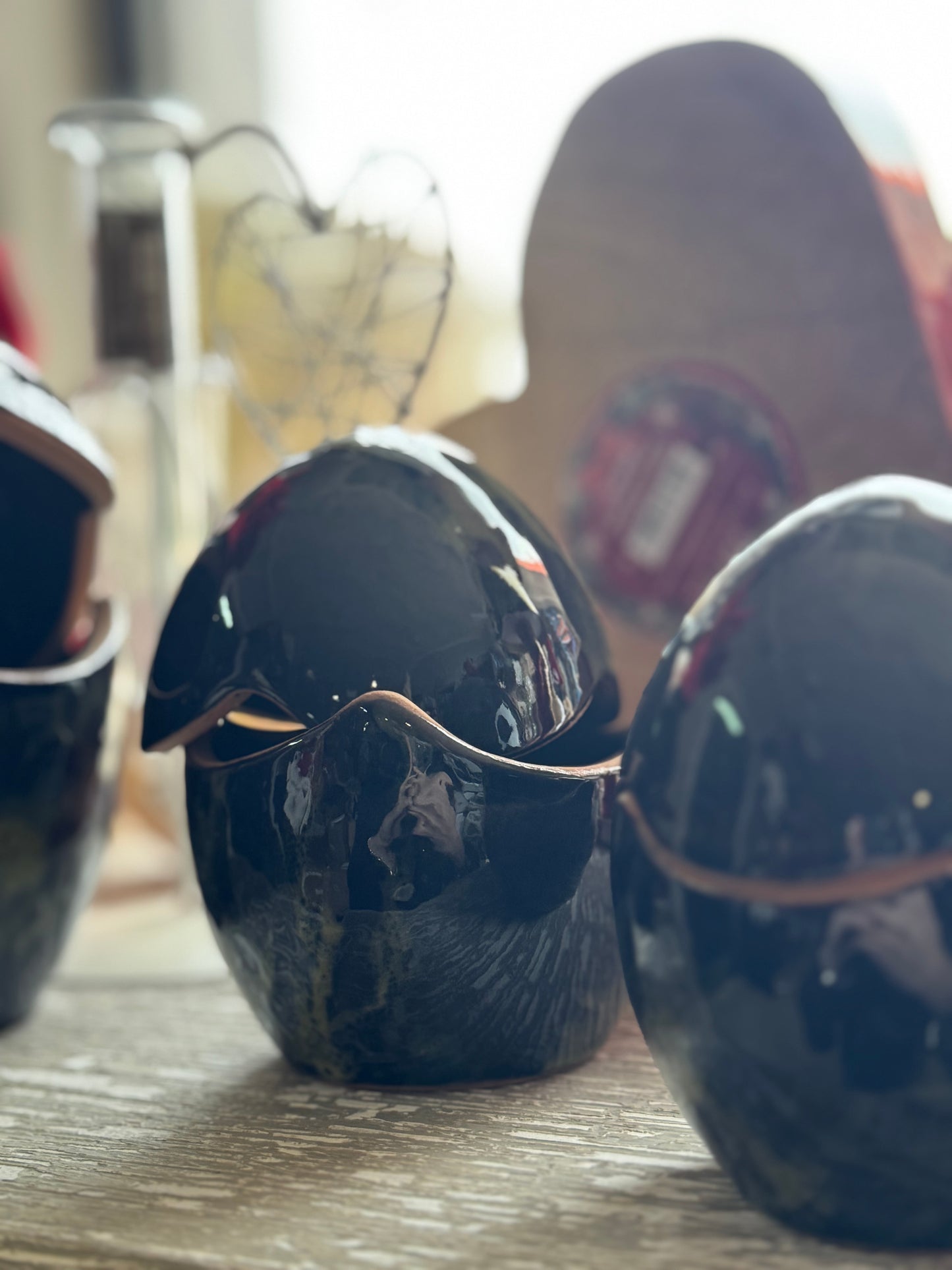 Uovo di Pasqua in ceramica, CONTENITORE