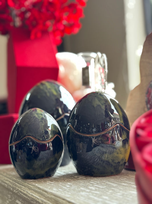 Uovo di Pasqua in ceramica, CONTENITORE