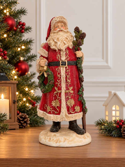 Babbo Natale statuetta h37| L'Arte di Nacchi