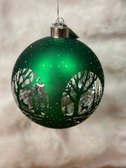SFERA DI NATALE CON LED