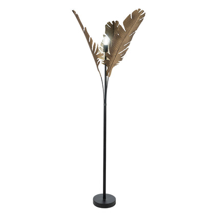 Lampada piantana oro e nero 180h e 70x70h| L'Arte di Nacchi
