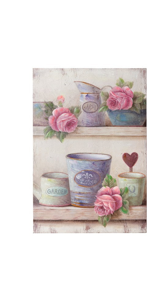 Quadri rose e annaffiatoi 35x30|L'Arte di Nacchi