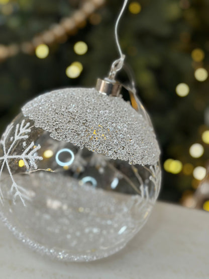 palla trasparente con led