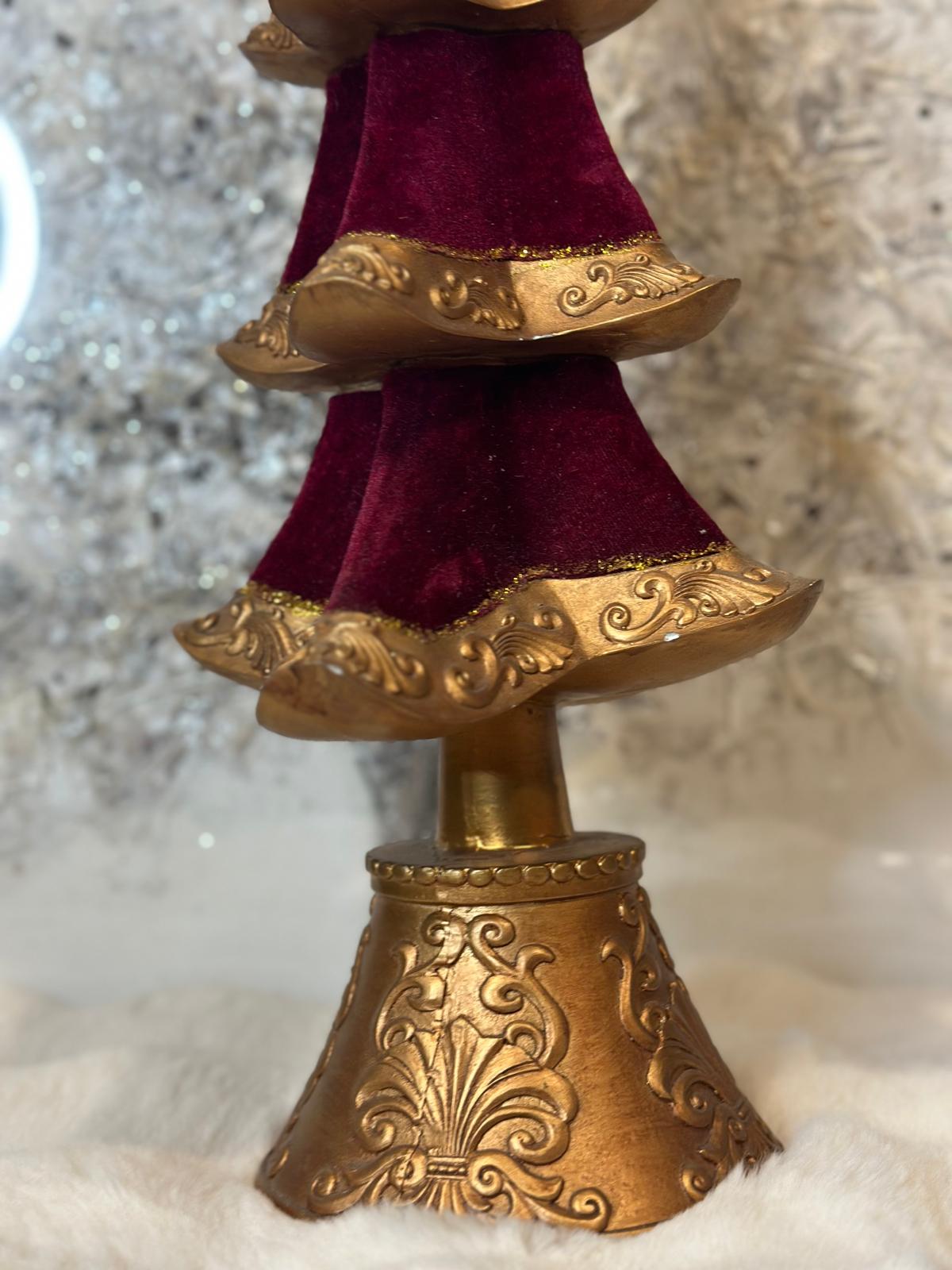 Albero di natale rosso