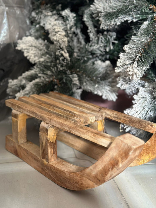 Slitta in legno