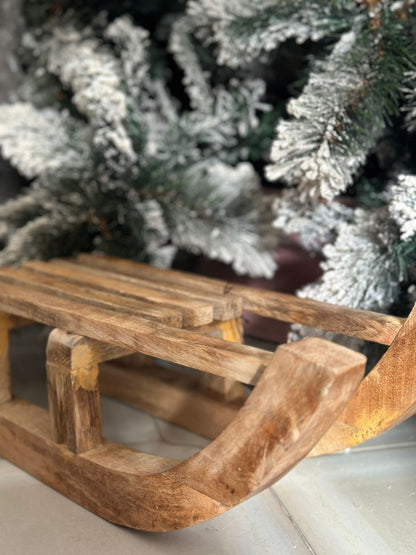 Slitta in legno