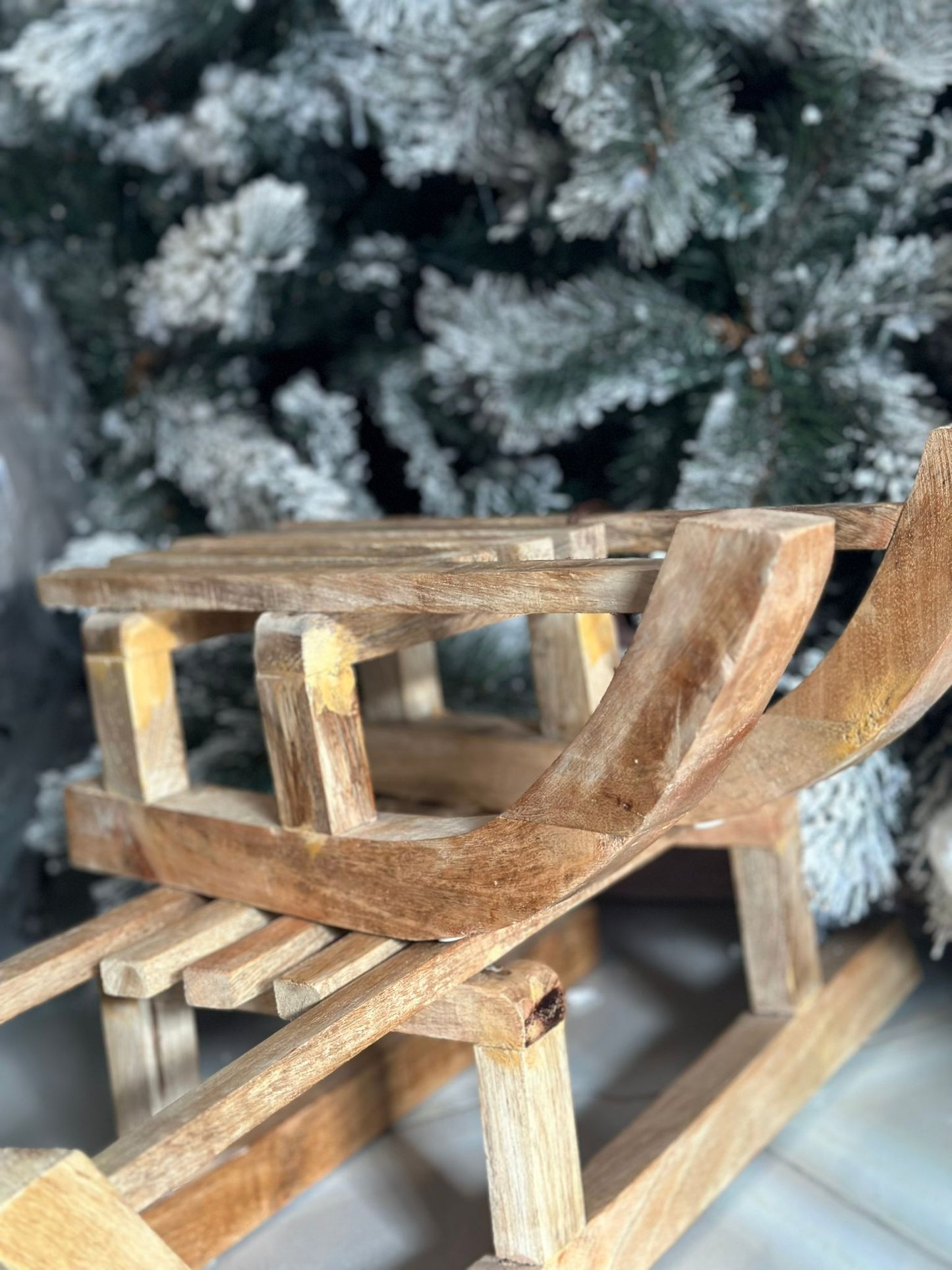 Slitta in legno