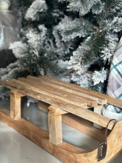 Slitta in legno