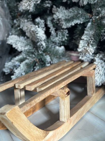 Slitta in legno