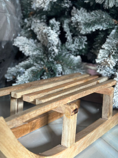 Slitta in legno