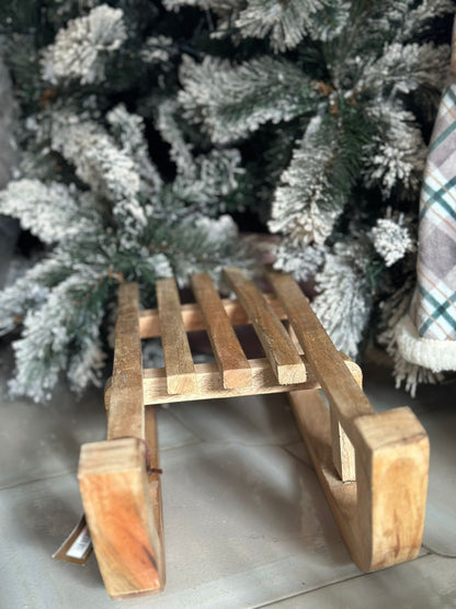 Slitta in legno