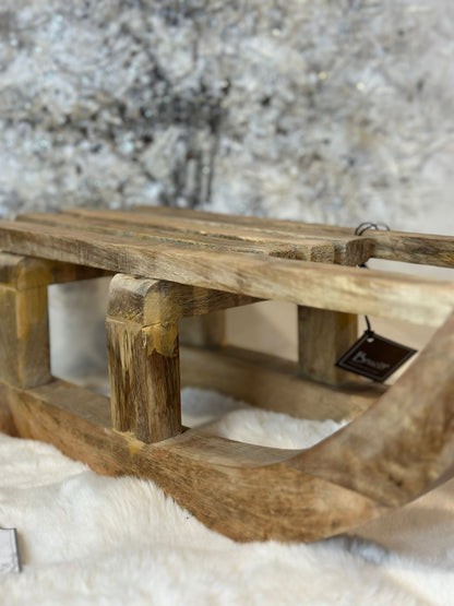 Slitta in legno