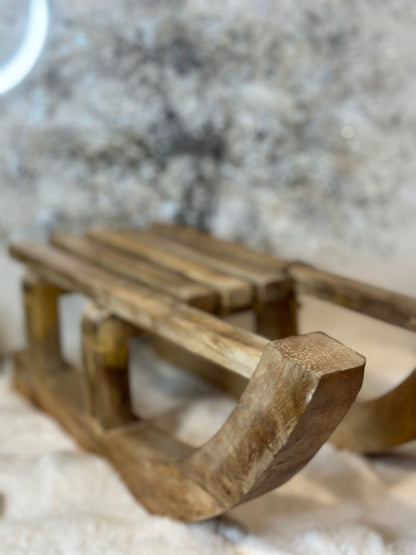 Slitta in legno