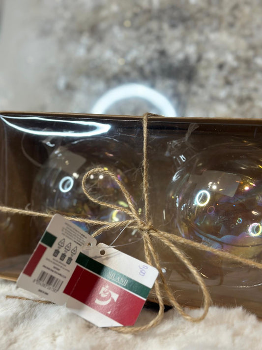 Box palline in vetro soffiato