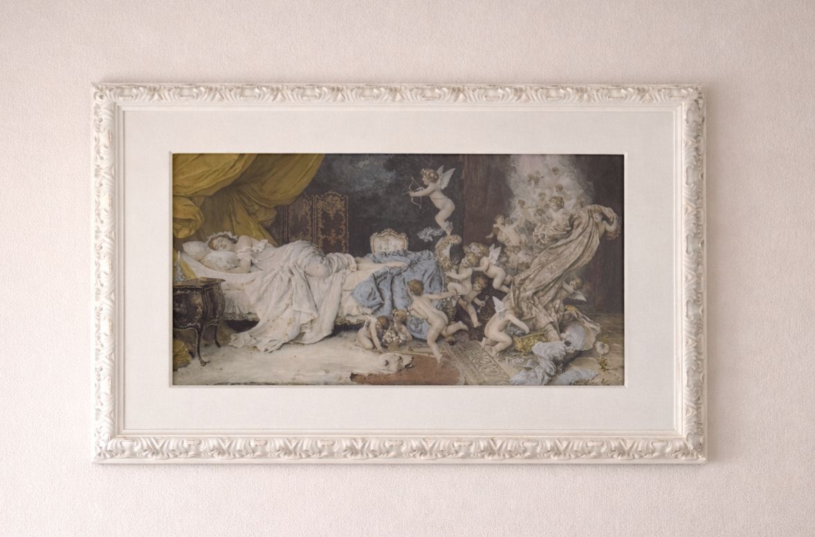 Quadro con cornice bianca|L'Arte di Nacchi
