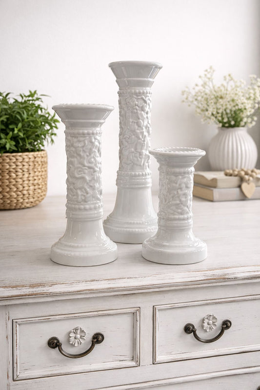 Candelabro in ceramica | Arte di Nacchi