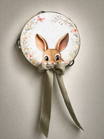 Tamburello con coniglio di Pasqua