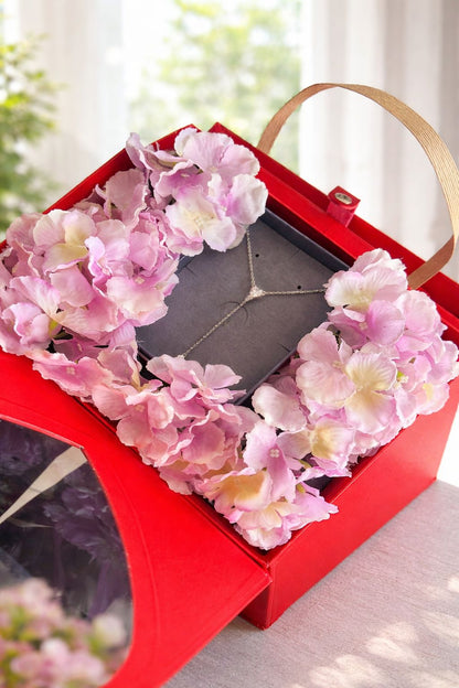 Borsetta con collana  argento Sagapò