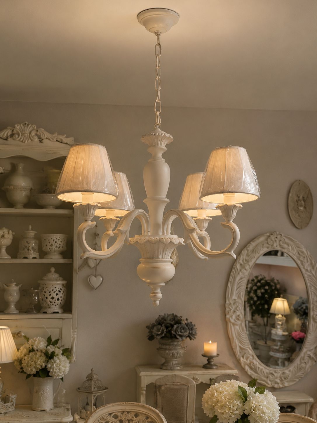 Lampadario shabby