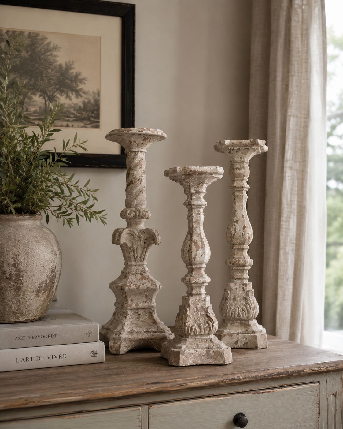 Candelabro shabby | Arte di Nacchi