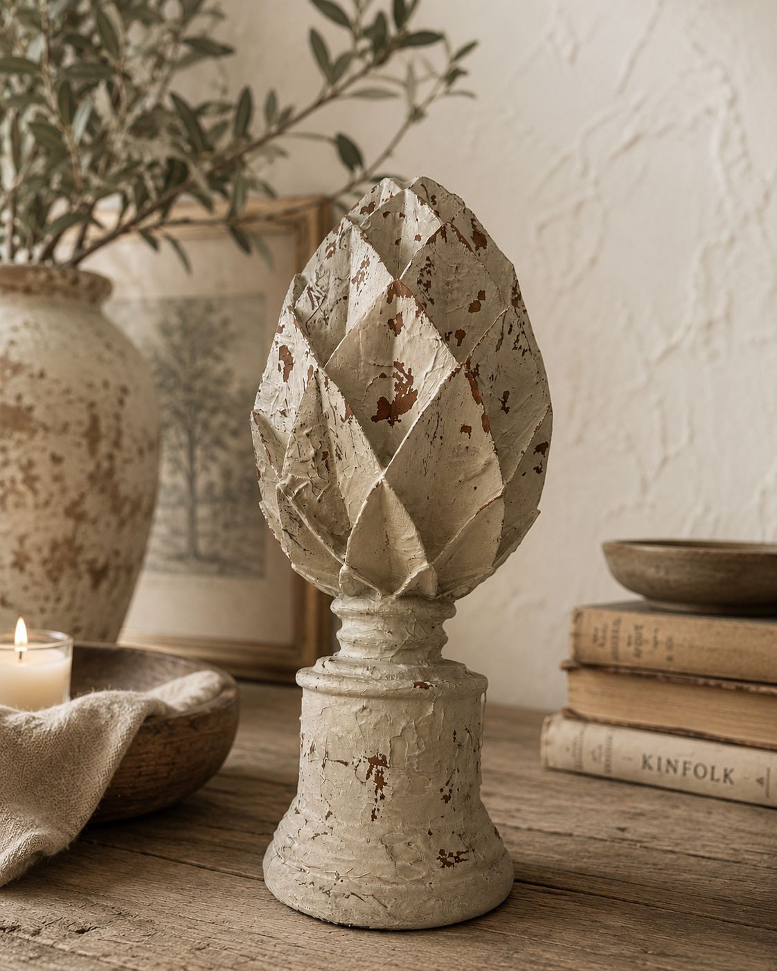 Pigna shabby | Arte di nacchi