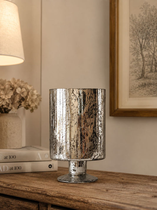 Vaso argento h 34 | Arte di nacchi