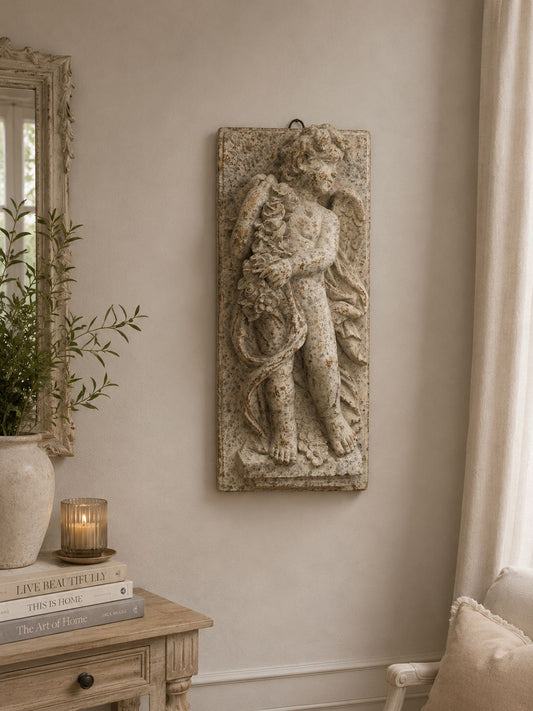 Quadro angelo in rilievo shabby | Arte di Nacchi