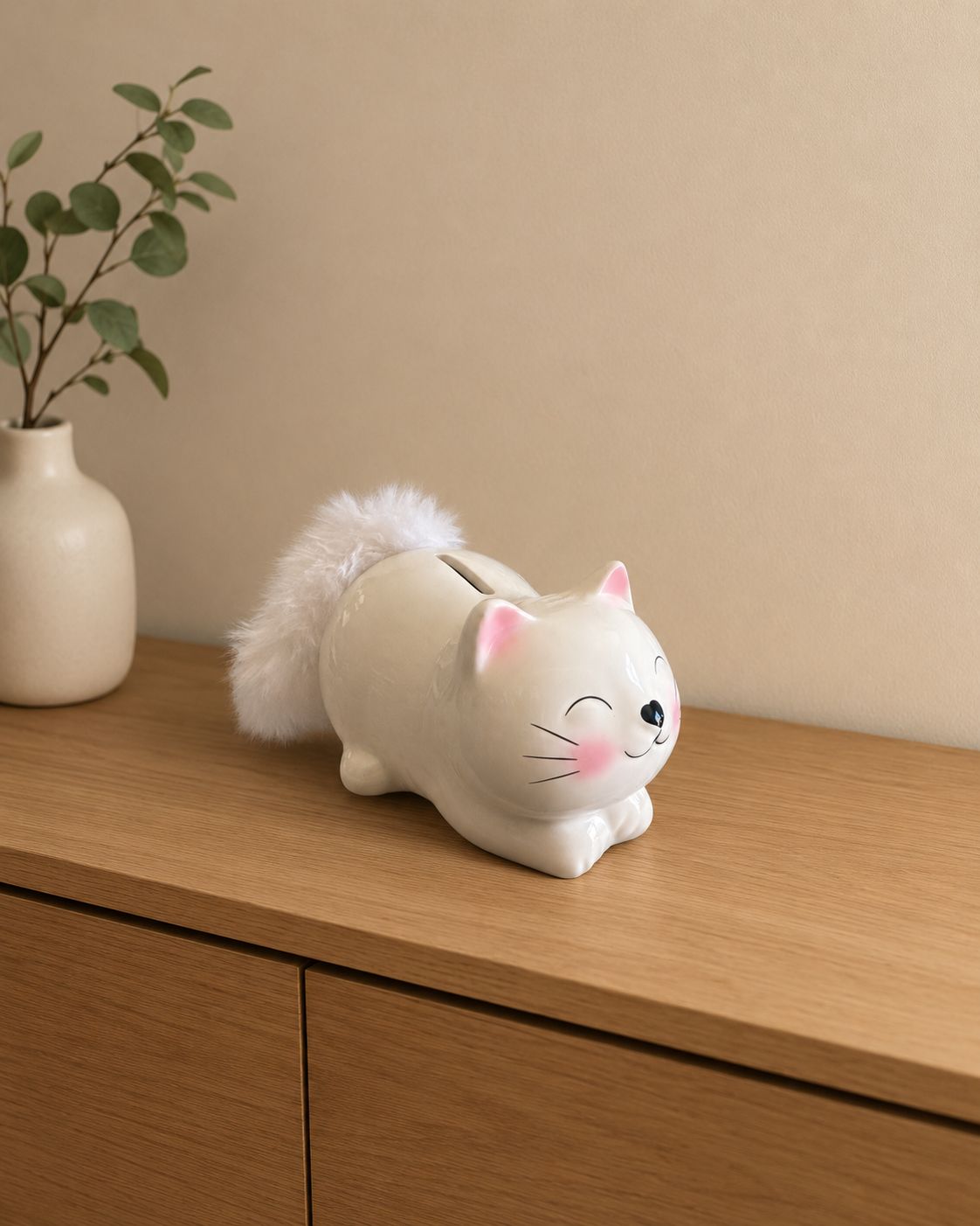 Salvadanaio a forma di gatto