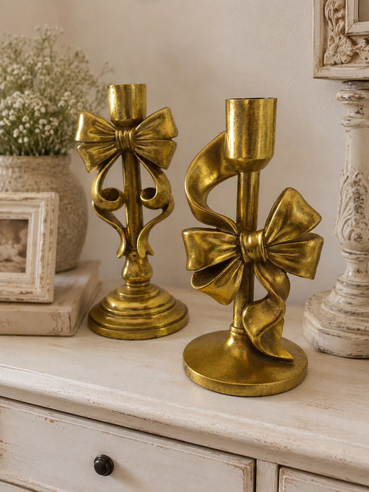 Candelabro con fiocco | Arte di Nacchi