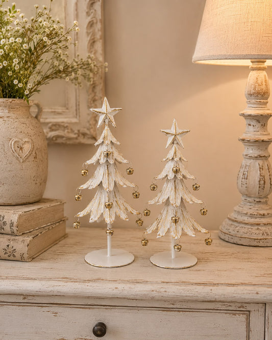 Albero di Natale in latta con campanelle| Arte di Nacchi